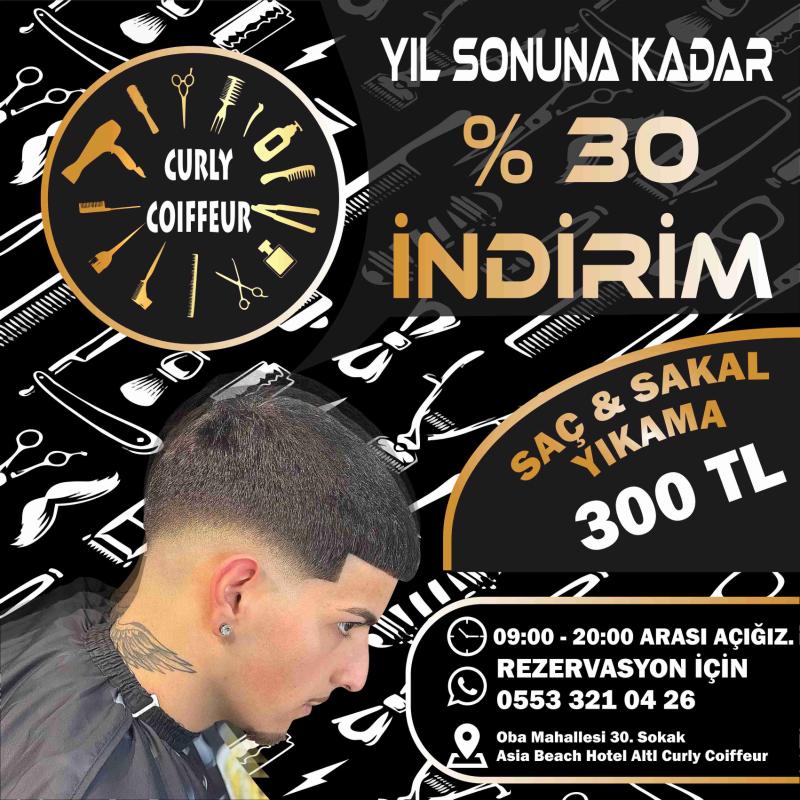 Alanya curly coiffeur new price list